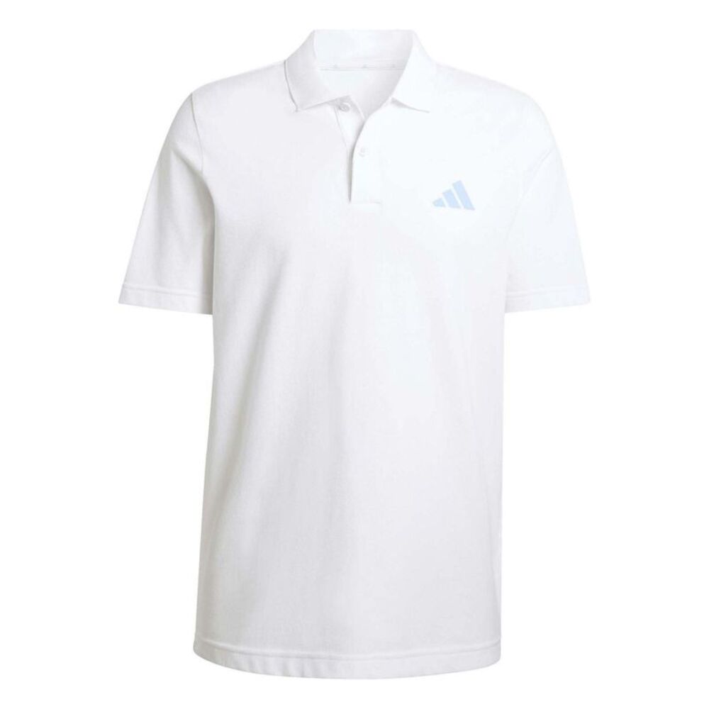Adidas Mens Logo Polo Shirt / White